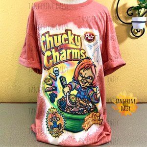 NEW ADULT UNISEX LARGE Tee "Chucky Charms"